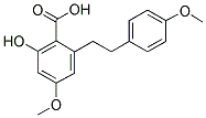 5-HYDROXY-3,4'-DIMETHOXY-6-CARBOXYDIHYDROSTILBENE Struktur