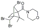 [6-BROMO-4-(DIBROMOMETHYL)-5,5-DIMETHYLBICYCLO[2.1.1]HEX-1-YL](MORPHOLINO)METHANONE Struktur