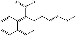 2-(1-NITRO-2-NAPHTHYL)ACETALDEHYDE O-METHYLOXIME Struktur