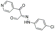 2-[2-(4-CHLOROPHENYL)HYDRAZONO]-3-OXO-3-(4-PYRIDINYL)PROPANAL Struktur