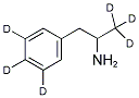 (+/-)-AMPHETAMINE-D6 Struktur