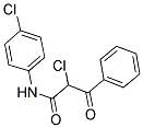 2-CHLORO-N-(4-CHLOROPHENYL)-3-OXO-3-PHENYLPROPANAMIDE Struktur