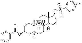 5-BETA-ANDROSTAN-3-ALPHA, 17-BETA-DIOL 3-BENZOATE 17-P-TOLUENESULPHONATE Struktur