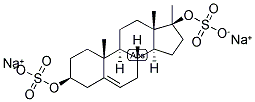 5-ANDROSTEN-17-ALPHA-METHYL-3-BETA, 17-BETA-DIOL 3,17-DISULPHATE, DISODIUM SALT Struktur