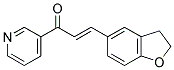 3-(2,3-DIHYDROBENZO[B]FURAN-5-YL)-1-(3-PYRIDYL)PROP-2-EN-1-ONE Struktur