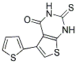 5-THIEN-2-YL-2-THIOXO-2,3-DIHYDROTHIENO[2,3-D]PYRIMIDIN-4(1H)-ONE Struktur