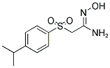 2-(HYDROXYIMINO)-1-((4-(ISOPROPYL)PHENYL)SULFONYL)ETH-2-YLAMINE Struktur