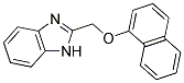 2-[(1-NAPHTHYLOXY)METHYL]-1H-BENZIMIDAZOLE Struktur