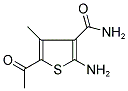 5-ACETYL-2-AMINO-4-METHYL-3-THIOPHENECARBOXAMIDE Struktur