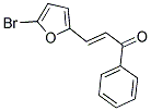 3-(5-BROMO-2-FURYL)-1-PHENYLPROP-2-EN-1-ONE Struktur