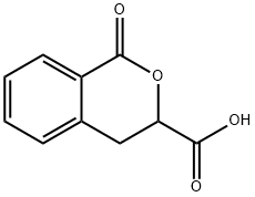 1-OXO-ISOCHROMAN-3-CARBOXYLIC ACID Struktur