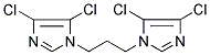 4,5-DICHLORO-1-[3-(4,5-DICHLORO-1H-IMIDAZOL-1-YL)PROPYL]-1H-IMIDAZOLE Struktur