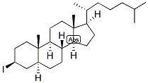 5-ALPHA-CHOLESTAN-3-BETA-IODO Struktur