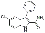 5-CHLORO-3-PHENYL-1H-INDOLE-2-CARBOXAMIDE Struktur