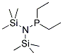 BIS(TRIMETHYLSILYL)AMINODIETHYLPHOSPHINE Struktur