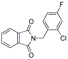 N-(2-CHLORO-4-FLUOROBENZYL)PHTHALIMIDE Struktur