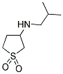 3-(ISOBUTYLAMINO)TETRAHYDROTHIOPHENE, 1,1-DIOXIDE Struktur