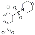 4-(2-CHLORO-5-NITRO-BENZENESULFONYL)-MORPHOLINE Struktur