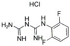 1-(2,6-DIFLUOROPHENYL)BIGUANIDE HYDROCHLORIDE Struktur