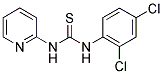 N-(2,4-DICHLOROPHENYL)-N'-PYRIDIN-2-YLTHIOUREA Struktur