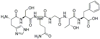 L-HIS-SER-GLN-GLY-THR-PHE Struktur