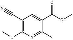 METHYL 5-CYANO-6-METHOXY-2-METHYLNICOTINATE Struktur