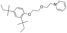 1-(2-(2-[2,4-BIS-(1,1-DIMETHYL-PROPYL)-PHENOXY]-ETHOXY)-ETHYL)-PYRIDINIUM Struktur