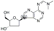 N6-(DIMETHYLAMINO)METHYLENE)-2'-DEOXYADENOSINE Struktur