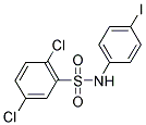 N-(2,5-DICHLOROPHENYL)SULFONYL(4-IODO)ANILINE Struktur