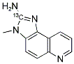 2-AMINO-3-METHYL-3H-IMIDAZO[4,5-F]QUINOLINE-2-13C Struktur