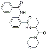 2-BENZAMIDO-N-(1-MORPHOLINO-1-OXOBUTAN-2-YL)BENZAMIDE Struktur