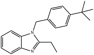 1-(4-TERT-BUTYLBENZYL)-2-ETHYL-1H-BENZIMIDAZOLE Struktur