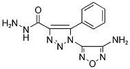 1-(4-AMINO-1,2,5-OXADIAZOL-3-YL)-5-PHENYL-1H-1,2,3-TRIAZOLE-4-CARBOHYDRAZIDE Struktur