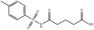 5-([(4-METHYLPHENYL)SULFONYL]AMINO)-5-OXOPENTANOIC ACID Struktur