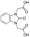 [3-(CARBOXYMETHYL)-2-OXO-2,3-DIHYDRO-1H-BENZIMIDAZOL-1-YL]ACETIC ACID Struktur