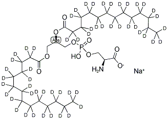 1,2-DIMYRISTOYL-D54-SN-GLYCERO-3-[PHOSPHO-L-SERINE](SODIUM SALT) Struktur