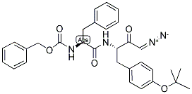 Z-PHE-TYR(TBU)-DIAZOMETHYLKETONE Struktur