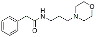 N-(3-MORPHOLIN-4-YLPROPYL)-2-PHENYLACETAMIDE Struktur