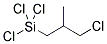 3-CHLORO-2-METHYL PROPYL TRICHLOROSILANE Struktur