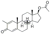 1,4-ANDROSTADIEN-2-METHYL-17BETA-OL-3-ONE-17-ACETATE Struktur