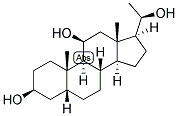 5-BETA-PREGNAN-3-BETA, 11-BETA, 20-BETA-TRIOL Struktur