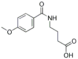 4-[(4-METHOXYBENZOYL)AMINO]BUTANOIC ACID Struktur