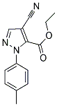 ETHYL 4-CYANO-1-(4-METHYLPHENYL)-1H-PYRAZOLE-5-CARBOXYLATE Struktur