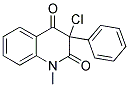 3-CHLORO-1-METHYL-3-PHENYL-1,2,3,4-TETRAHYDROQUINOLINE-2,4-DIONE Struktur