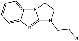 1-(2-CHLOROETHYL)-2,3-DIHYDRO-1H-IMIDAZO[1,2-A]BENZIMIDAZOLE Struktur