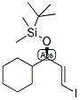 (1E,2S)-3-T-BUTYLDIMETHYLSILOXY-3-CYCLOHEXYL-1-IODO-PROP-1-ENE Struktur