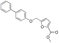 METHYL 5-[([1,1'-BIPHENYL]-4-YLOXY)METHYL]-2-FUROATE Struktur