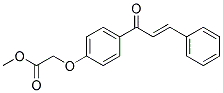 METHYL 2-(4-CINNAMOYLPHENOXY)ACETATE Struktur