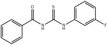 1-BENZOYL-3-(3-FLUOROPHENYL)THIOUREA Struktur