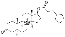 5-ALPHA-ANDROSTAN-17-BETA-OL-3-ONE CYCLOPENTYLPROPIONATE Struktur